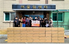 손찬 반찬백화점·김재용 매일신문CEO스피치 총동창회장 장애인단체에 반찬 기증