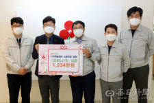 ㈜카펙발레오 노동조합,  코로나19 극복 성금 1천234만원 공동모금회에 전달