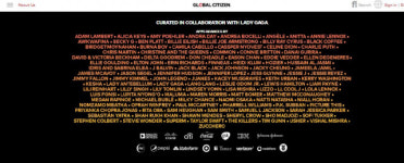 레이디 가가 기획 원 월드 투게더 앳 홈 환상 라인업…온라인 방영 시간은?