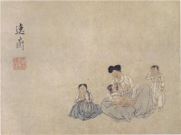 [이인숙의 옛그림 예찬]신한평(1726 또는 1735-1809?)  ‘자모육아’