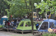 [포토뉴스] 코로나19 숲속 휴식...달성군 사문진피크장