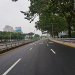 신천대로 수성교 서편 차로 추가 시내쪽 좌회전 용이