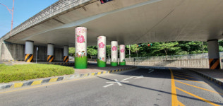 예성디자인 앞산 해넘이전망대 주변 구조물 미화