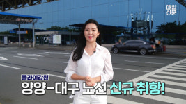 [영상] 하늘길 열린 대구~강원 랜선으로 느끼는 청정 휴가지