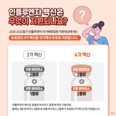 독감(인플루엔자) 예방접종 