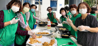 상중이동 새마을단체, 추석맞이 명절음식 나눔 행사