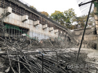 [포토뉴스] 경북 봉화 군부대 신축공사장 붕괴