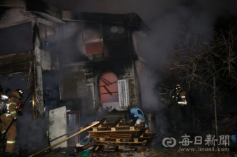 경북 영천 장갑공장서 화재, 70대 남성 숨져
