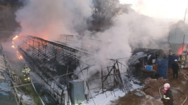 의성 봉양면 양계농장서 화재…닭 2천500여 마리 폐사