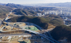 [포토뉴스] 대구 4차 순환고속도로, 파군재 나들목