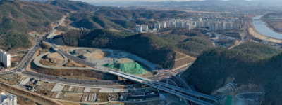 [포토뉴스] 대구 4차 순환고속도로, 파군재 나들목