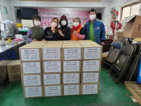 어울림자원봉사센터, 홀몸노인에 생필품 전달
