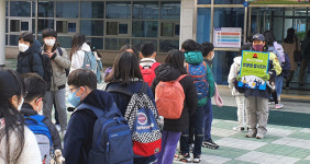 수성소방서 의용소방대, 초등학교 등교 지원