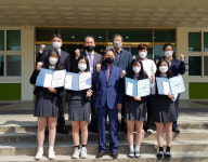 칠곡 세경회, 순심여고·순심고 학생들에 장학금