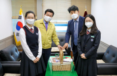 대구 성명여중 학생·교직원 일동, 중구청·중구보건소에 부활절 달걀 전달