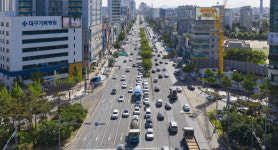 달구벌대로 통행량·공사장 급증…꽉 막힌 대구 대동맥