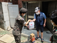 육군 50사단 서구대대 여성예비군, 참전용사에 ‘반찬나눔 행사’ 진행