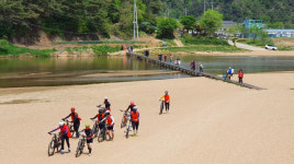 [두바퀴로 달리는 경북도 명품길 2천km] (1)예천~안동 회룡포 나루길 75km