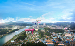 칠곡군 왜관 금산토지구획정리사업지구, 연내 토목공사 마무리