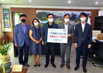 ㈜현대메딕스, 봉화군에 덴탈마스크 14만장 기부