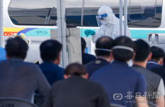 [포토뉴스] 경주 건천산업단지 근로자 주민 전수 검사