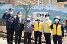 한국교통안전공단, 사회공헌활동으로 TS꽃동산 조성