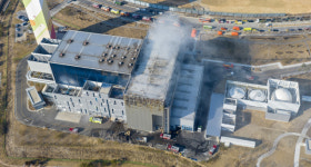 도청신도시 맑은누리파크 화재, 32시간만에 불길 잡혔지만 (종합)