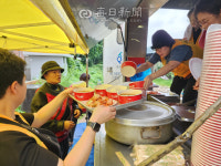 군포에서 빗길 뚫고 예천 봉사나선 군포제일교회·(사)성민원 자원봉사자들 힘내세요