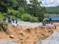 경북경찰, 집중호우 피해 복구 적극 지원…주민 일상 회복하도록