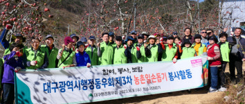 대구시행정동우회 사과따기봉사