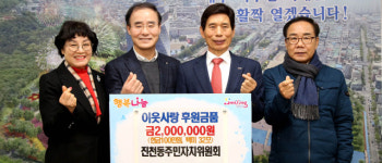 달서구 진천동 주민자치위원회, 연말 이웃돕기 참여