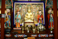 경북 칠곡 송림사 국내 유일 ‘석조삼장보살좌상’ 보물 된다