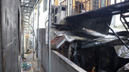 대구 남구 봉덕동 창고서 불길, 실외기 등 전소