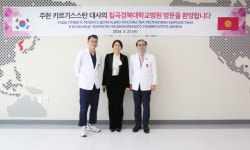 [이런일] 주한 키르기스스탄 대사, 칠곡경북대학교병원 방문