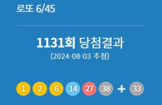 로또 1131회 1등 77억 동시당첨 잭팟 터졌나?…영남은 당첨자 전멸
