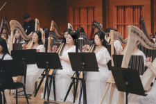 국제하프협회, 하프 오케스트라 여행 첫 창단 공연 실시