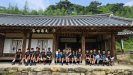 대만 룽화초교 유소년 축구팀 개실마을 방문