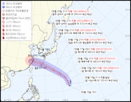 [영상] 16호 태풍 시마론 9월말 대한해협행 시나리오 등장…동아시아 다시 태풍밭