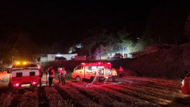 영주 이산면 석포리 산불 발생, 0.5㏊ 태우고  50여 분만에 진화