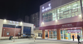 [르포] 대구가 더 가까워졌다…하양역 도시철도 개통 첫날 풍경