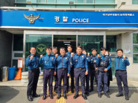 임태오 대구경찰청 생활안전부장, 우수 지역관서 남대명파출소 방문