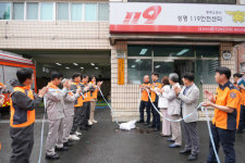 대구119시민안전봉사단연합회, 소방청사 환경개선 첫발…성명119안전센터 개선 완료