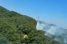 안동 풍산읍 야산서 산불… 2시간 반 만에 진화 완료