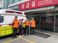 하혈·복통 7개월 산모 119 구급차에서 출산…의료진·구급대원 큰 도움