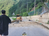 봉화 석포면서 낙석방지책 복구 중 인부 2명 크게 다쳐