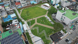 도심 속 빈터가 힐링 쉼터로…의성군 도심 속 의성중앙공원 개원