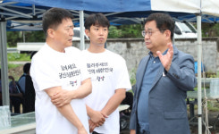 李정부 국정기획위 버스 광장, TK지역은 대통령 고향 안동 찾아 운영
