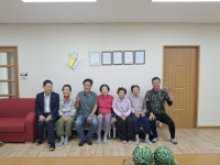 진성한사랑봉사단, 청송 10곳 경로당 수박 전달