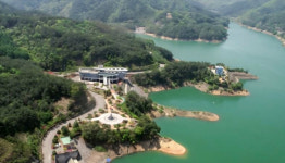 청송양수발전 수상태양광 전기실 화재… 인명피해 없어