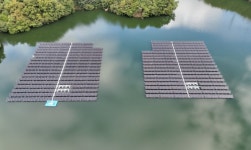 문경 회룡저수지 999kW급 수상태양광발전소 준공…4천여 가구 전력 공급